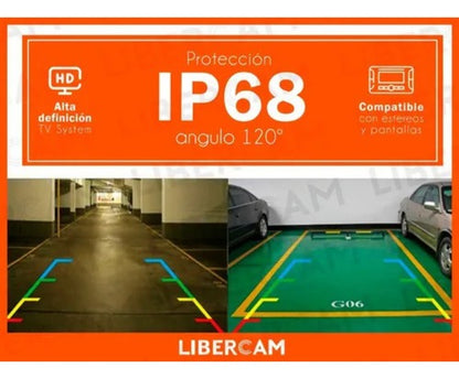 Cámara Retroceso Visión Nocturna Auto